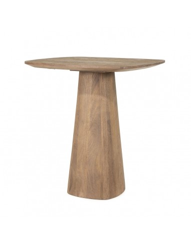 Aron firkantet barbord i mangotræ H90 x B80 x D80 cm - Lysebrun