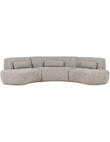 BATAVIER Buet sofa i polyester 320 x 176 cm - Meleret sand