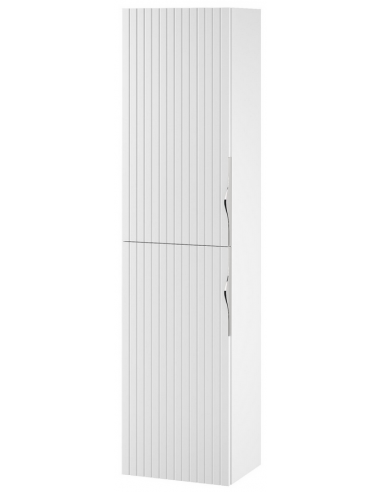 TIRSO Højskab til badeværelset i MDF H160 x B40 x D30 cm - Mat hvid