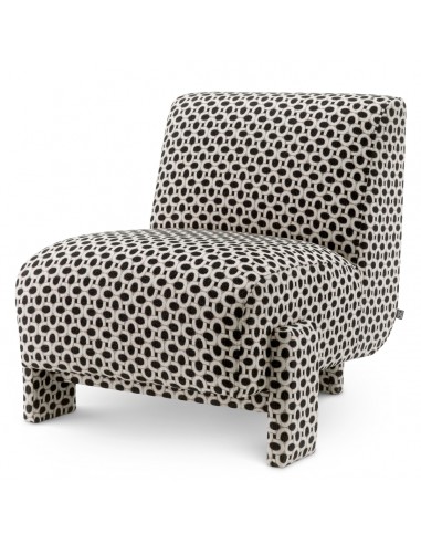 Eichholtz Rockdale lænestol i polyester H84 cm - Mønstret