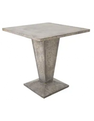 FLAMANT HENRY Bistro havebord i jern H77,5 x B75 x D75 cm - Antik patineret