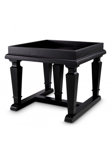 Eichholtz Americana sidebord i egetræsfinér H51 x B60 x D60 cm - Sort