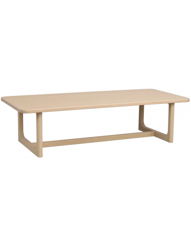 Rowico Driscoll sofabord i egetræ og egetræsfinér H41 x B160 x D70 cm - White wash