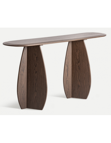 ARKO Konsolbord i MDF og finér 150 x 40 cm - Valnøddebrun