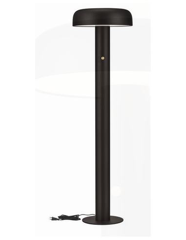 NOELIA Gulvlampe i stål og aluminium H142 cm dæmpbar 1 x 28W LED - Sort