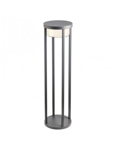 MAX Bedlampe i aluminium og polycarbonat H80 cm 1 x 15W SMD LED - Mat mørkegrå