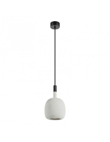 POTTER Udendørs loftlampe i beton Ø15,8 cm 1 x GU10 - Sort/Elfenbenshvid