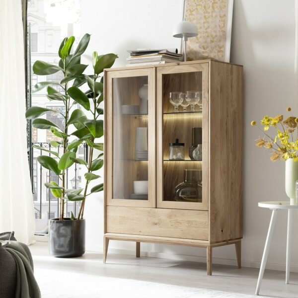 Heimdal Vitrineskab i Massiv Egetræ fra Organic Sleep | Naturolie