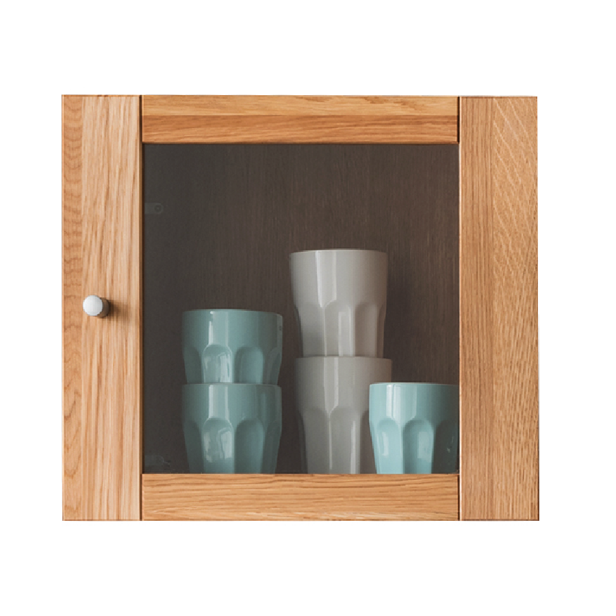 Loke Snedker Glaslåge til Loke Reol i Glas Massiv FSC Egetræ og Naturolie fra Organic Sleep | Lav