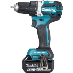 Makita DDF484RTJ Bore-/skruemaskine 18V Batteridrevet 2 batterier inkluderet