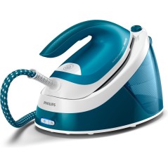 Philips PerfectCare Compact Essential GC6840 Dampstrygejern 2400W Blå Hvid