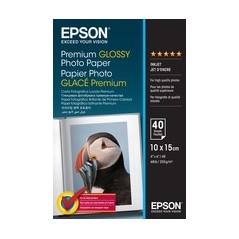 Epson Premium Glossy Photo Paper Fotopapir 100 x 150 mm 40ark C13S042153