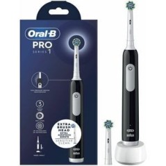 Oral-B Pro Series 1 + Ekstra refill Sort Elektrisk tandbørste