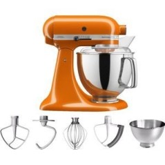 KitchenAid Artisan 5KSM175PSEHY Køkkenmaskine 4.8liter 300W Honning