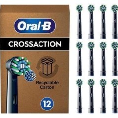 Oral-B Pro Cross Action Sort, 12 stk. Ekstra tandbørstehoveder