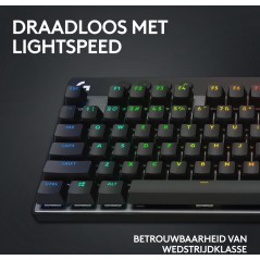 Logitech G PRO X TKL Tastatur Mekanisk LIGHTSYNC Trådløs US International