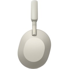 Sony WH-1000XM5 Headset Kabel & trådløs Opkald/musik Bluetooth Sølv, Hvid