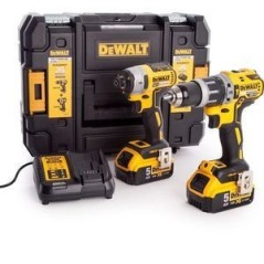 DeWALT DCK266P2T-QW 18V XR kombokit slagboremaskine og slagskruetrækker