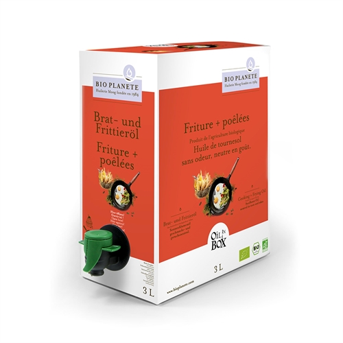 Stege og Bage olie Vegan, Økologisk - 3 Liter - BioPlanete - DISCOUNT PRIS