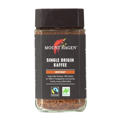 Instant kaffe Single Origin Økologisk - 100 gram - Mount Hagen