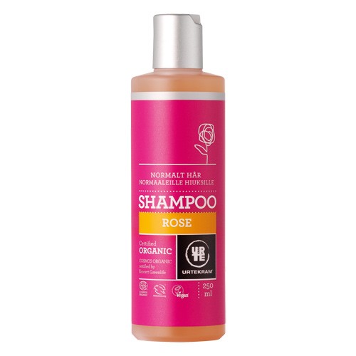 Shampoo til normalt hår Rose Økologisk - 250 ml - Urtekram