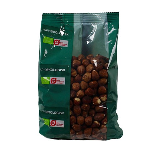Hasselnødder Økologisk - 500 gram - Spis Økologisk - DISCOUNT PRIS