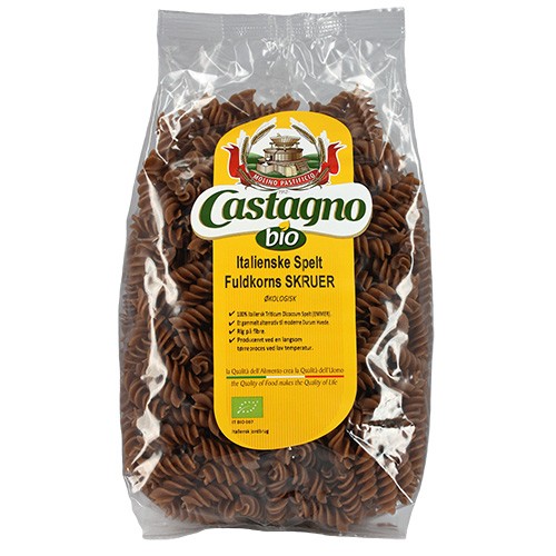 Spelt Skruer Fuldkorn Italien Økologisk - 500 gram - Castagno