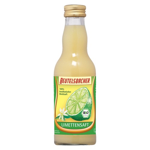 Limesaft Økologisk - 200 ml - Beutelsbacher - Mindst holdbar til : 04-02-2026