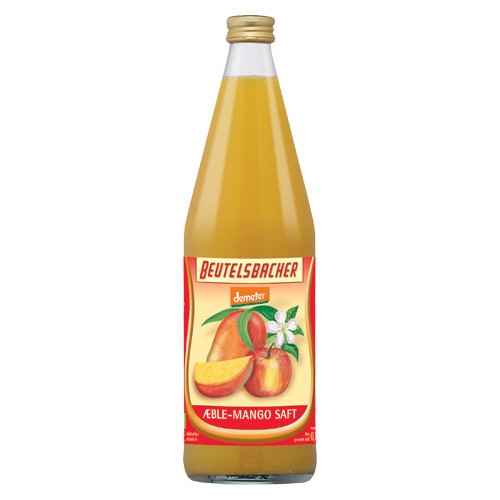 Æble Mango saft Økologisk - 750 ml - Beutelsbacher Demeter