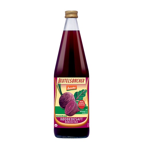 Rødbedesaft mælkesyregæret Økologisk - 750 ml - Beutelsbacher Demeter