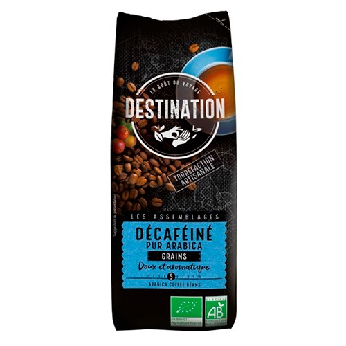 Kaffe Deca koffeinfri (Hele Bønner) Økologisk - 250 gram