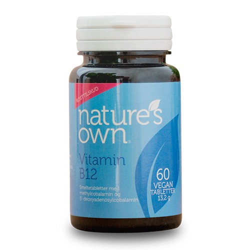 Vitamin B12 Vegan smeltetablet - 60 tabletter - Natures Own