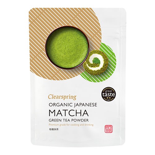 Matcha grøn te pulver Økologisk - 100 gram - Clearspring
