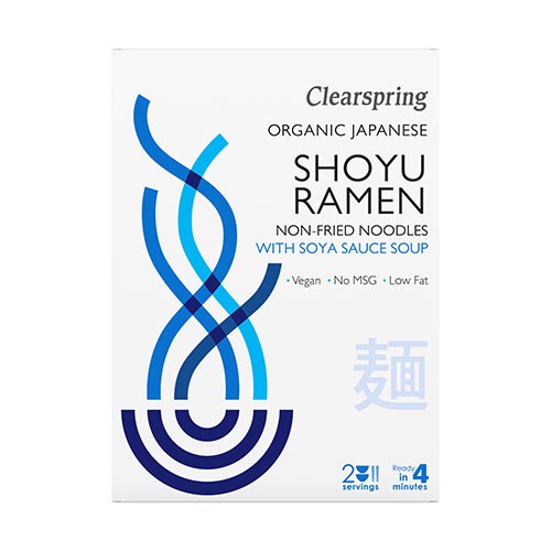 Ramen nudler med Sojasuppe Økologisk - 2 X 105 Gram - Clearspring