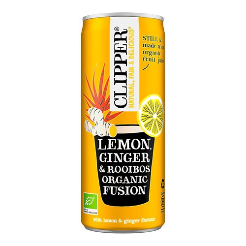 Drik med Citron, Ingefær & Rooibos Økologisk - 250 ml - Clipper