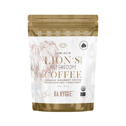 Lion's Mane svampekaffe hele bønner Økologisk - 227 gram - Rå Hygge