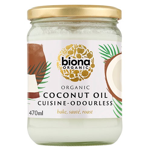 Kokosolie smagsneutral Økologisk - 470 ml - Biona Organic