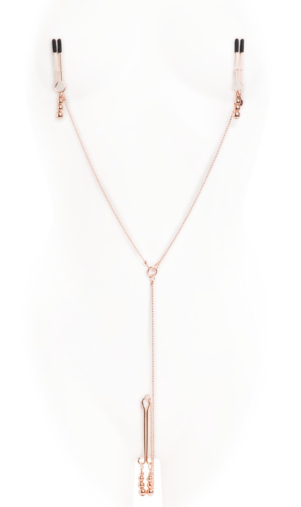 Kæder & klemmer âAll Sensationâ, rosé-guldfarvet