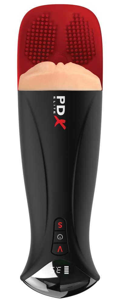 Masturbator "Fuck-O-Matic Pro XL" med Hyper Pulse testikelmassage