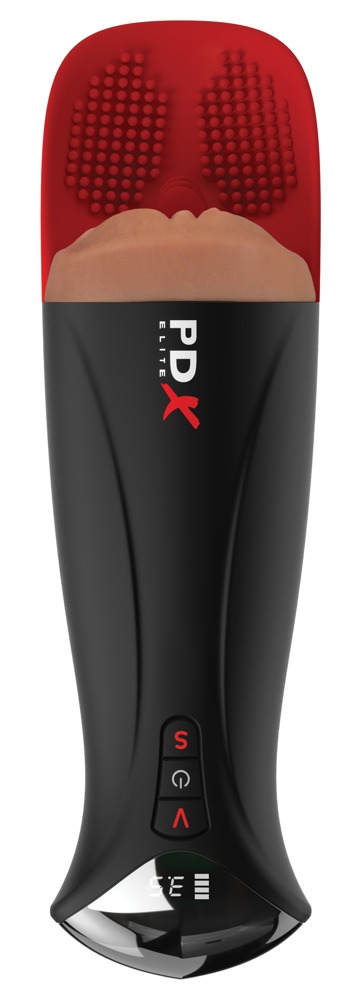 Masturbator "Fuck-O-Matic Pro XL" med Hyper Pulse testikelmassage