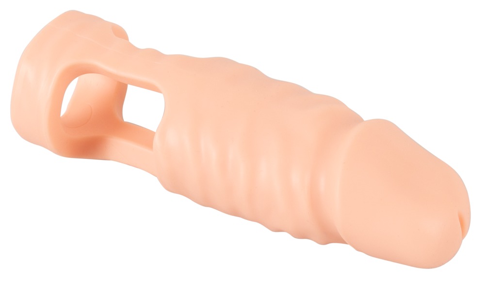 Testikelring "Ball Stretcher" med naturlig dildo