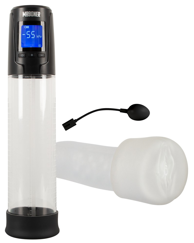 Penispumpe "Automatic Masturbation Pump" inklusive vibro-vagina sleeve