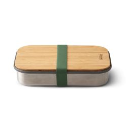 Black + Blum Stainless Steel Sandwich Box Small - Olive - Str. 900ml - Madkasse