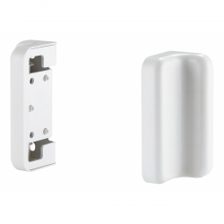 Deltaco-of Vægmonteringsplade Til Rillepanel (delo-0151), Hvid - Ophæng