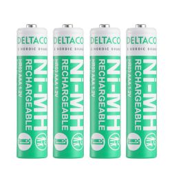 Deltaco Ultimate Nimh Rechargeable Lr03/aaa Size 750mah 4pack(sg) - Batteri