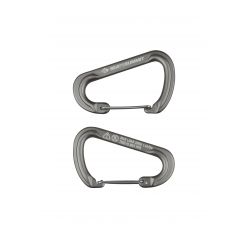 Sea To Summit Accessory Carabiner Large Titanium 2pcs - Karabinhage