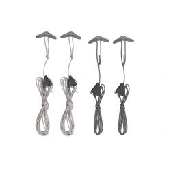 Sea To Summit Ground Control Guy Cords (4 Pack) Dark Grey - Tilbehør til telte