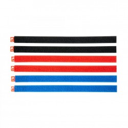 Tatonka Hook & Loop Strapset 20mm 6pcs - Assorted - Tilbehør til tasker