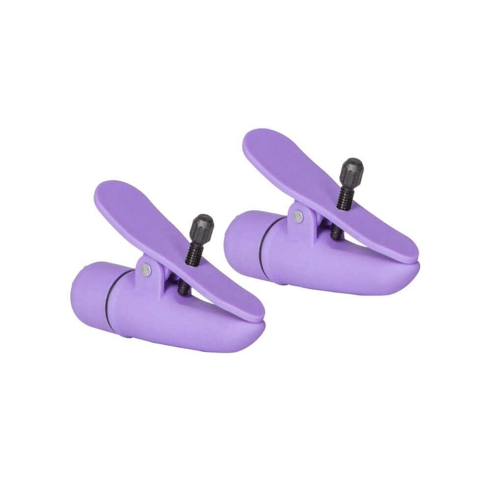 California Exotic Novelties Nipplettes - Bröstvårtsklämmor Med Vibration